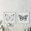 «Lovely Butterflies», ensemble de 2 reproductions d'art sur papier encadrées-1604505904
