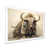 White Single Picture Framed