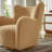 Montrose Wingback Sherpa Swivel Accent Chair-108579759
