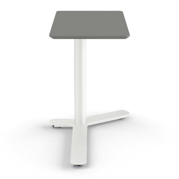 Float Mini Desk, Bamboo/Cloud White