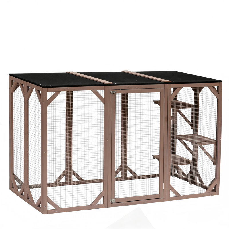 Enclos pour chat en bois The Lookout