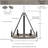 Plagido 6 - Light Dimmable Wagon Wheel Chandelier