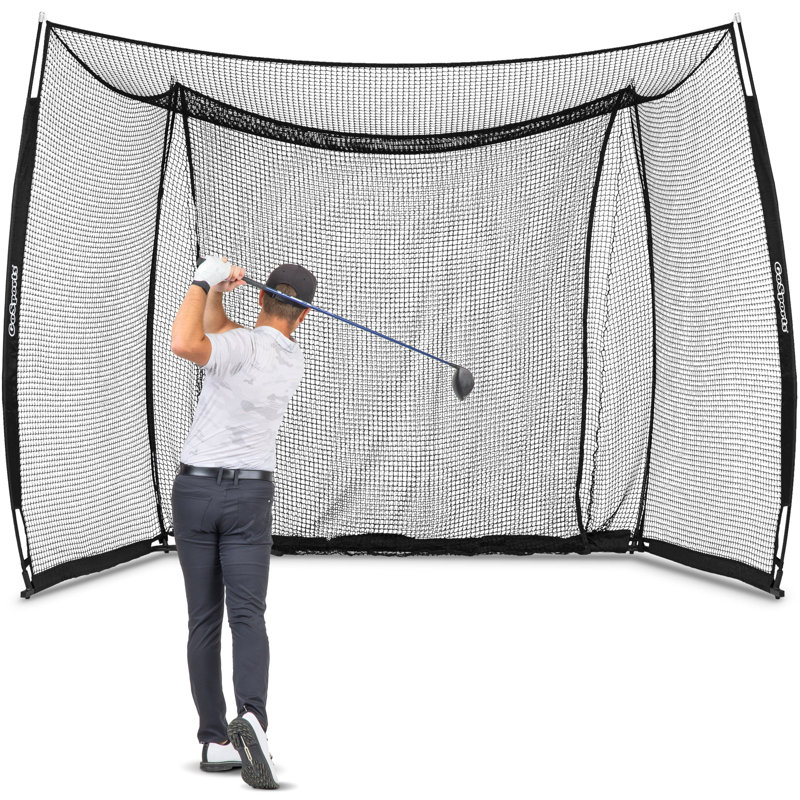 Filet de frappe GoSports Range Cage ELITE - Simulateur de golf avec écran d'impact