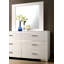 Commode double 6 tiroirs avec miroir Donnellson-413170085