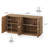Corbey 64.8" Fluted Buffet Cabinet Symmetrical Arc Accent Sideboard Large Console Table-1717070728