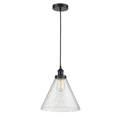 Luminaire suspendu conique à 1 lumière Buckholts
