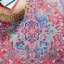 Tapis oriental bleu / rouge Claunch-1200299188