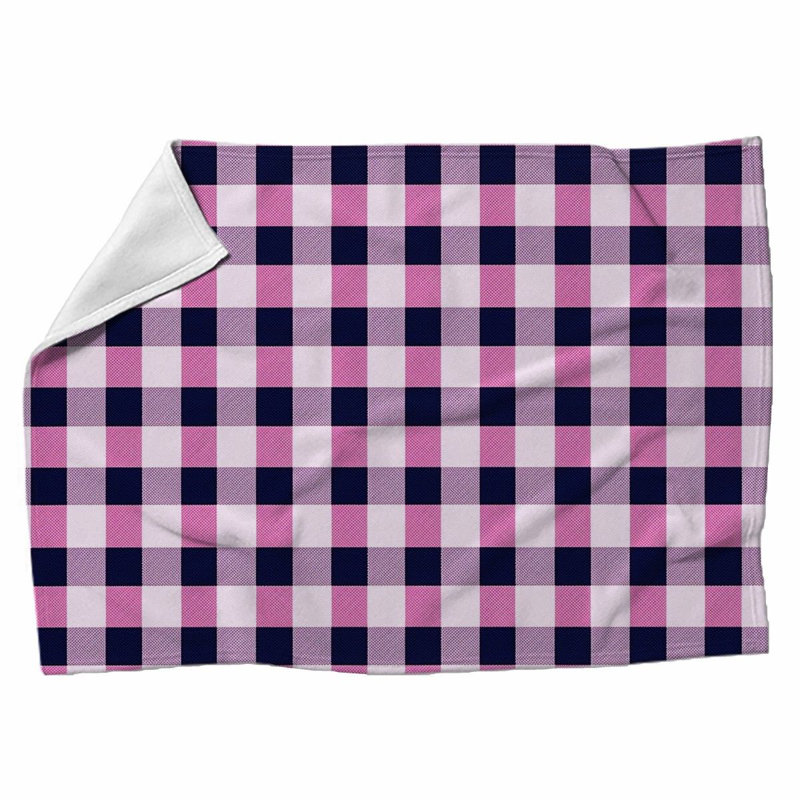 Machine Printed Throw Blanket