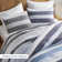 Blake Stripe Textured Print Microfiber Comforter Set