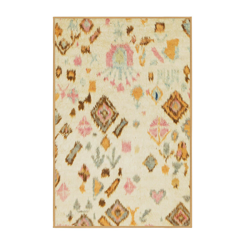 Abstract Indoor Rug, Rectangle 7' x 10'