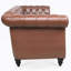 Canapé Chesterfield en polyuréthane à accoudoirs roulés.-114427252