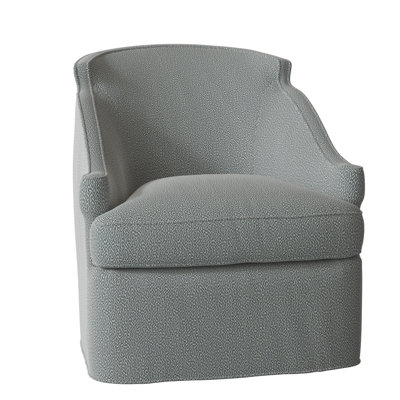 Barbara Sunbrella® Boucle Swivel Armchair
