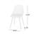 Weather- Outdoor Chair - White Polypropylene With Frame And Diamond Mesh Seat Stable Frame, , Style-549327934