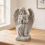 Statue d'ange chérubin en oxyde de magnésium, sculpture résistante aux intempéries pour la décoration extérieure du jardin et de la pelouse