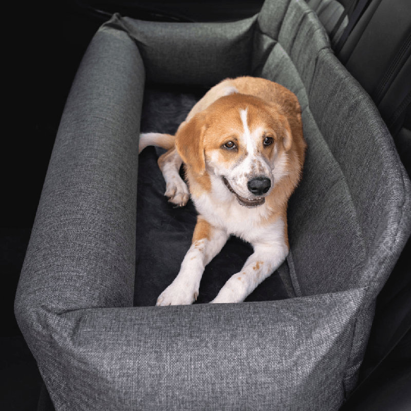 Lit voiture pour chien en mousse à mémoire de forme PeedProtector Performance Tweed