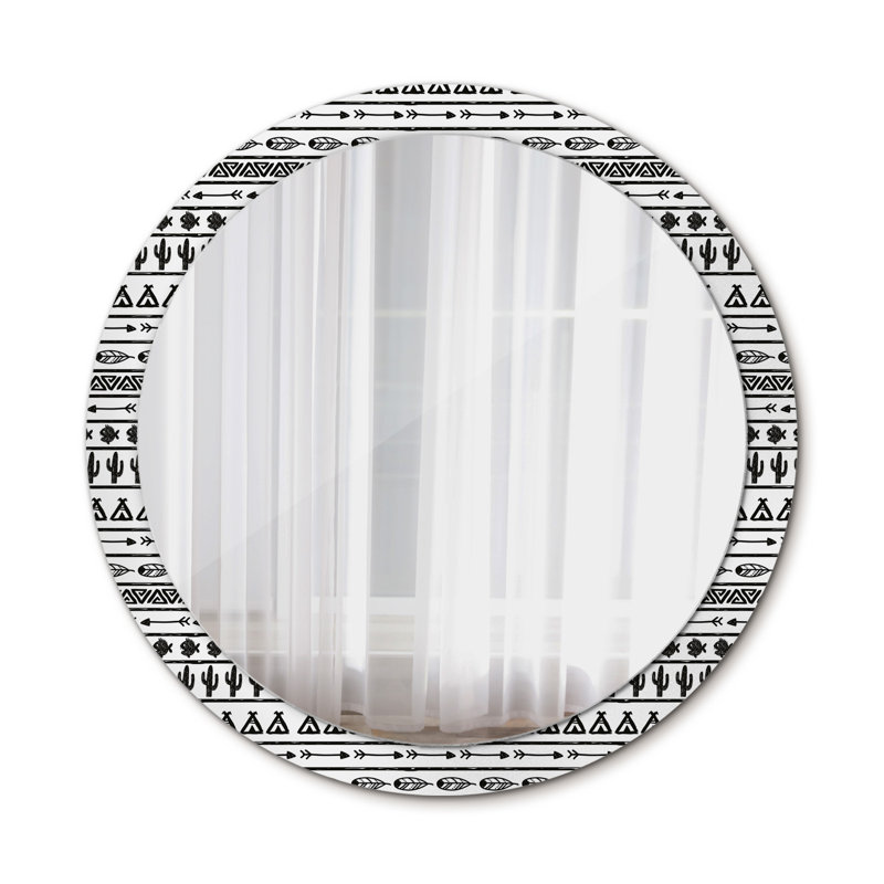 Huldar Glass Flat Wall Mirror