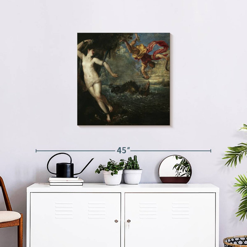 Leisha Perseus et Andromède, H 24 po x l 24 po