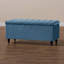 Cubed Cubed Ottoman Storage Box in Soft Holland Naples with Black Wooden Legs- Multi-Functional Blanket Box-119378945-119378954