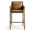 Echo Canyon Upholstered Stool with Solid Wood Frame