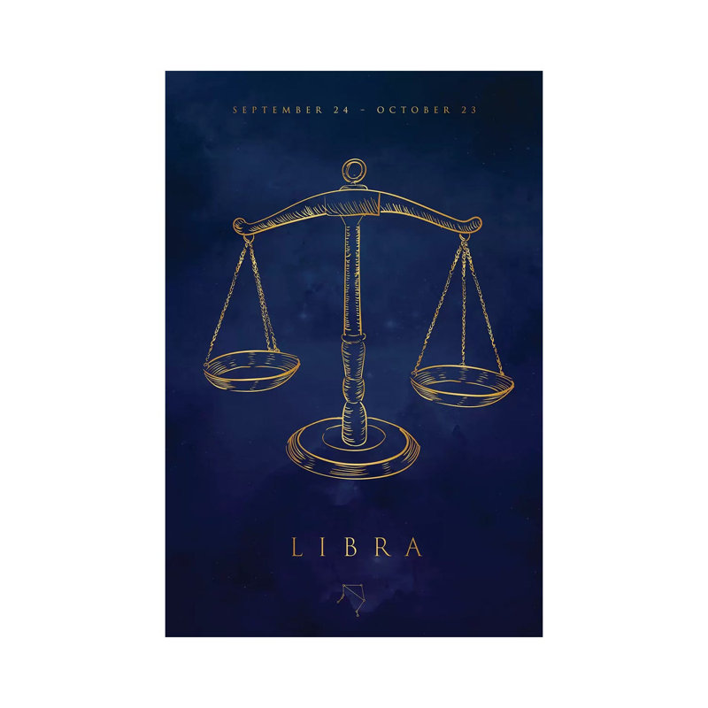 Libra by Cornel Vlad - Wrapped Canvas Gallery-Wrapped Canvas Giclée, 30.48 cm H x 45.72 cm W