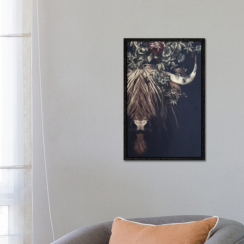 Highlander II 1 Piece Wall Art on Canvas, 66.04 cm H x 45.72 cm W, Black Framed