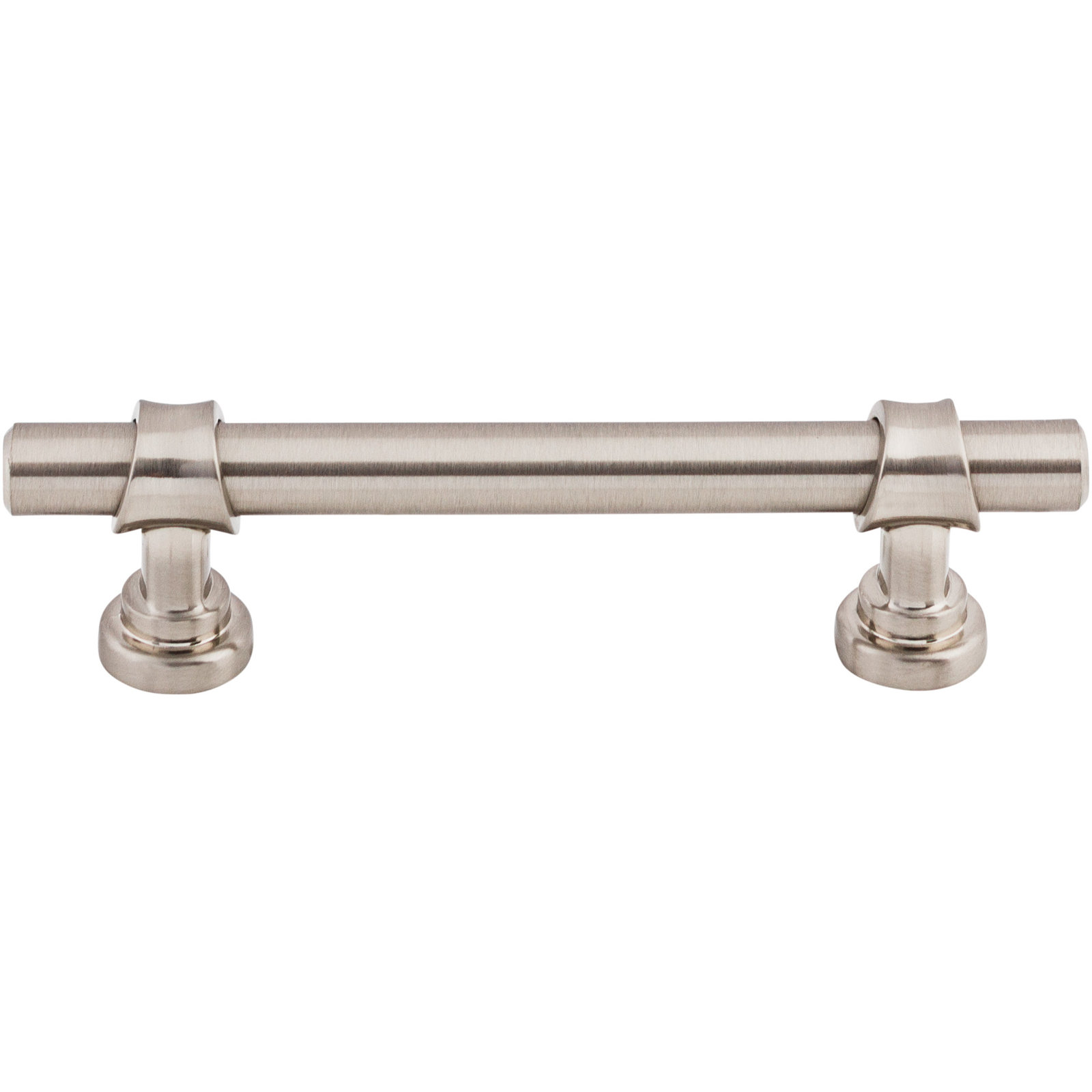 Bit 4" Bar Cabinet Pull, Brushed Satin Nickel