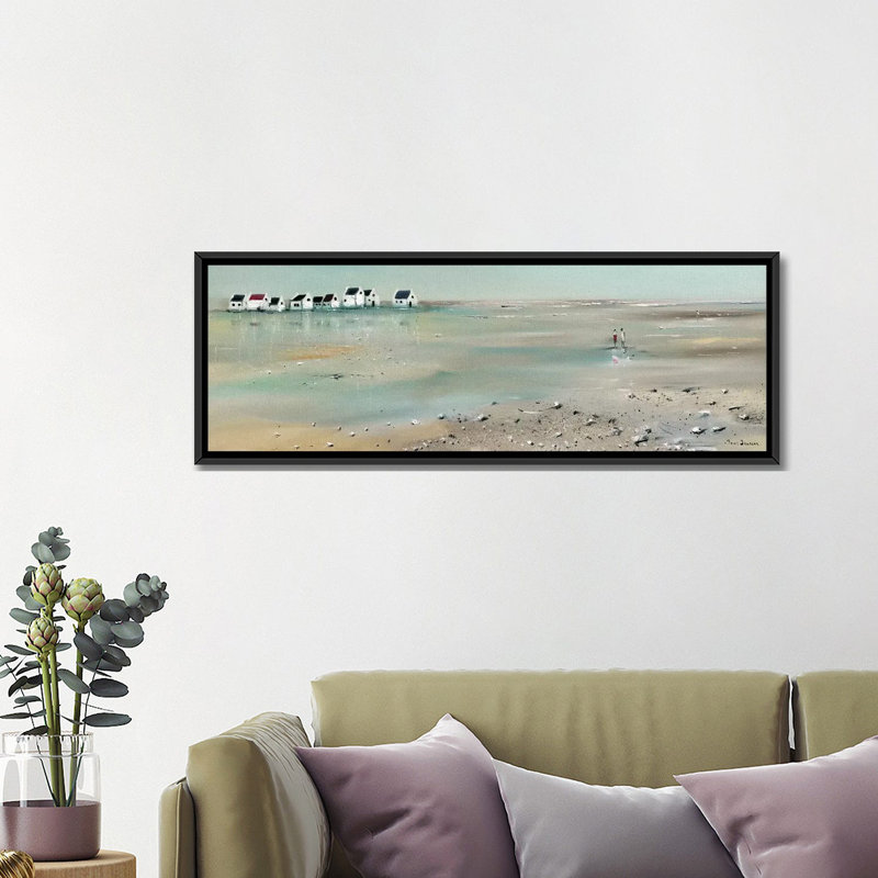 « front line i », impression sur toile, H 12 po x l 36 po x P 1,5 po, Toile avec cadre noir