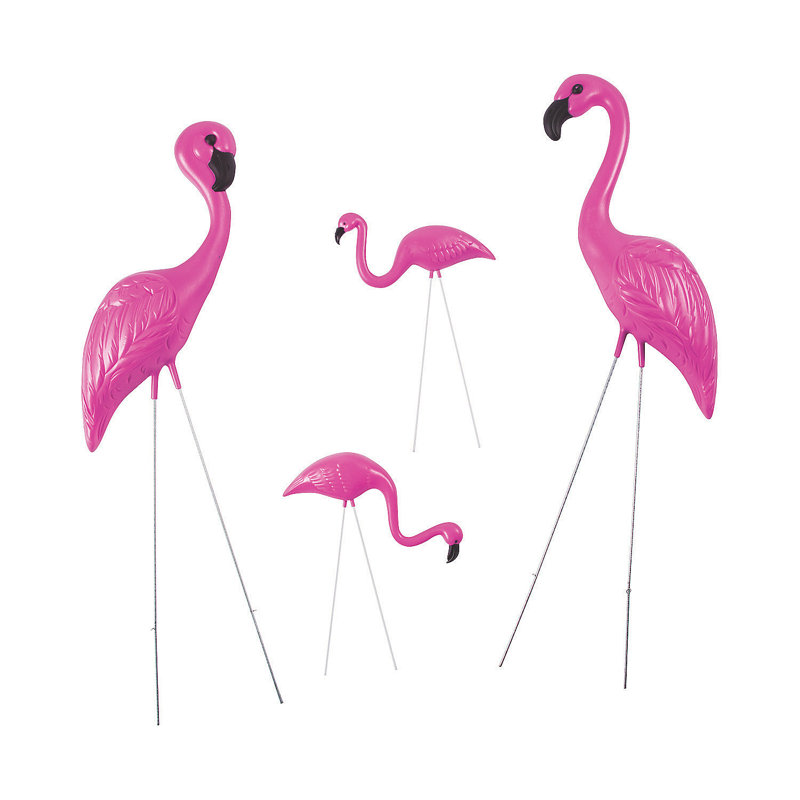 Piquet de jardin familial Geraldyne Flamingo