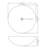 Novatto 17'' Stone Circular Bathroom Sink with Faucet-97684452