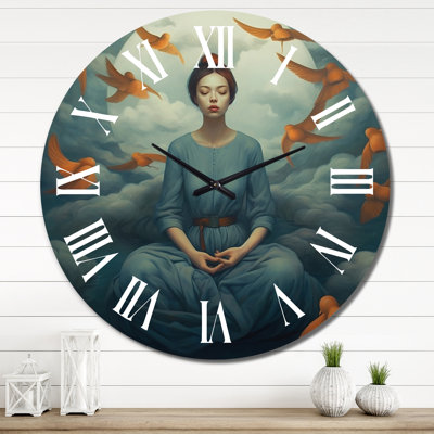 Horloge murale méditation Mindfulness