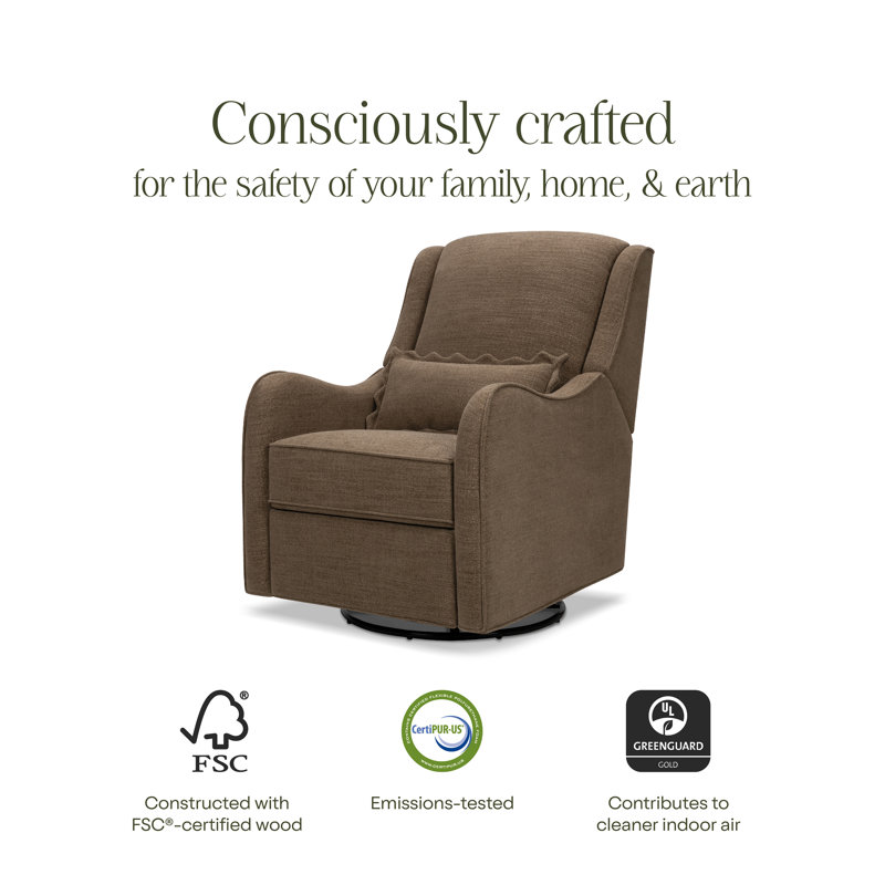 Devon Recliner and Swivel Glider, Performance Truffle