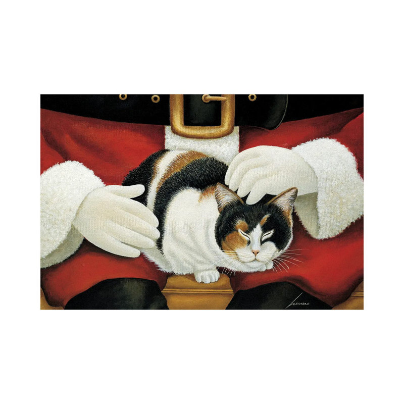 Molly Mangelsdorf-Christmas by Lowell Herrero - Wrapped Canvas Gallery-Wrapped Canvas Giclée, 20.32 cm H x 30.48 cm W