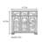 47.2in Multi-functional Sideboard Cabinet