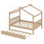 Lit en bois avec couchette-517957874