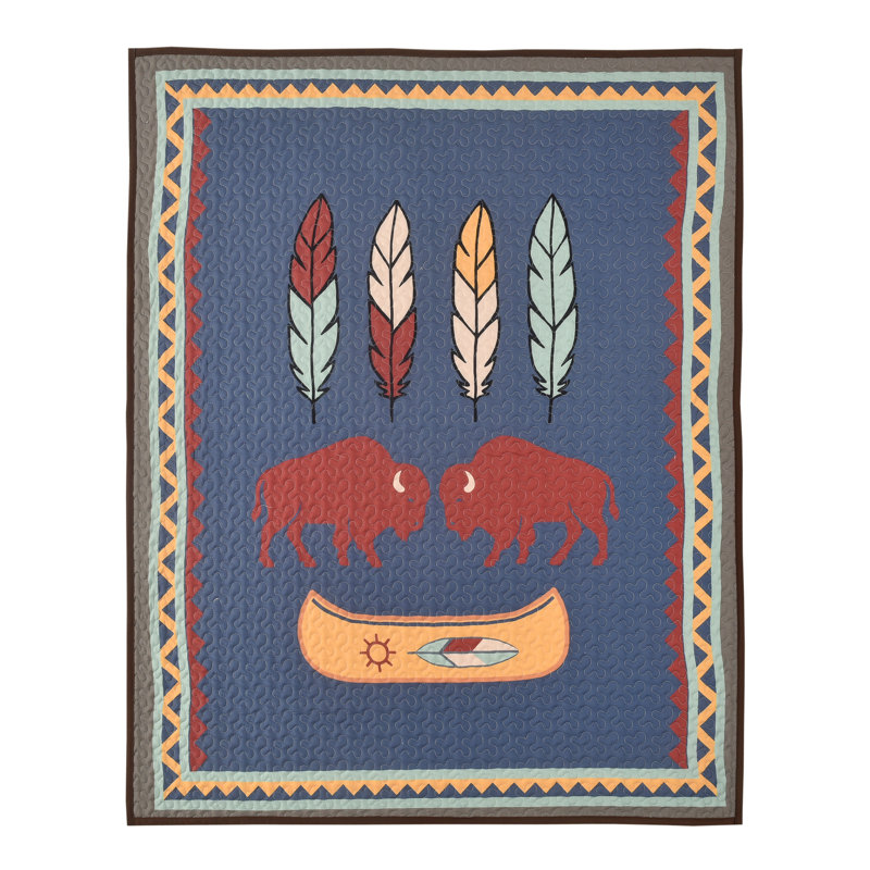 COUVERTURE DE COUVRE-PIED BILLE TRAIL 50 po x 60 po
