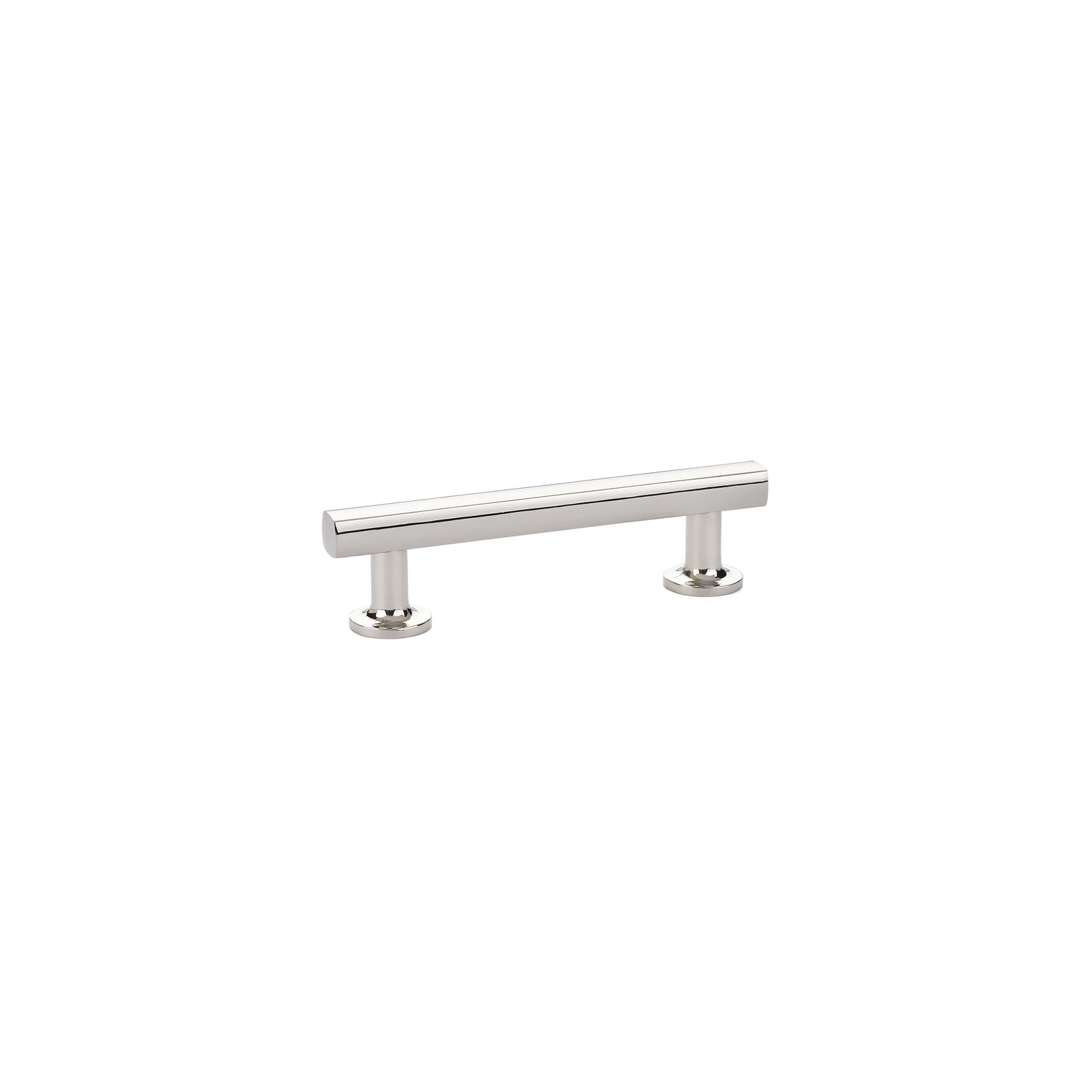 Trinity Bar Pull, Polished Nickel Lifetime, 8"
