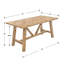 Table de salle à manger en bois massif 63 "American Rustic-371443135-371443134