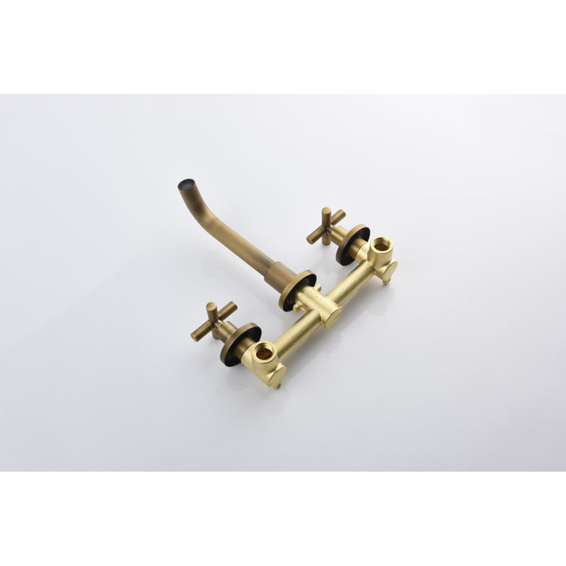 Bathroom Faucet Wall Mounted Bathroom Sink Faucet, Bronze