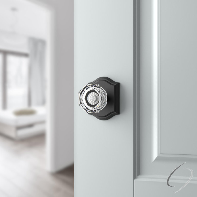 Crystal Door Knob with Baldwin Reserve Rosette