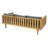 Claremont 3-Seater Acacia Wood Outdoor Daybed With Water-Resistant Cushions | Weather-Resistant Slat Panel Patio Daybed-243991289-243991291