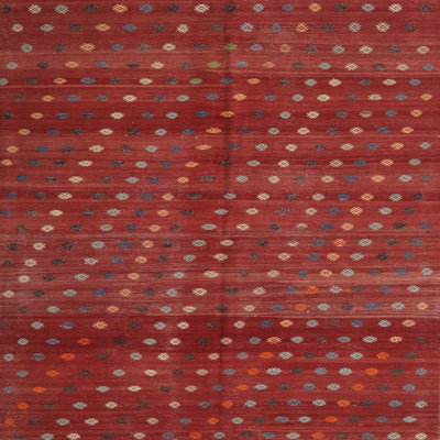 Tapis traditionnel mehroon/noir/bleu