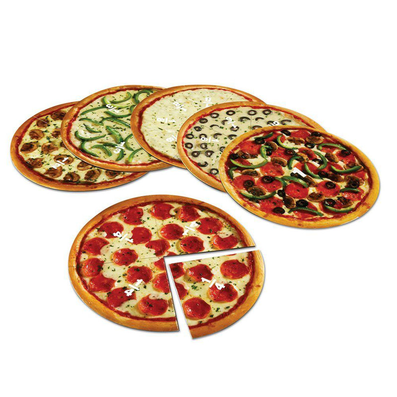 Magnetic Pizza Fraction Set