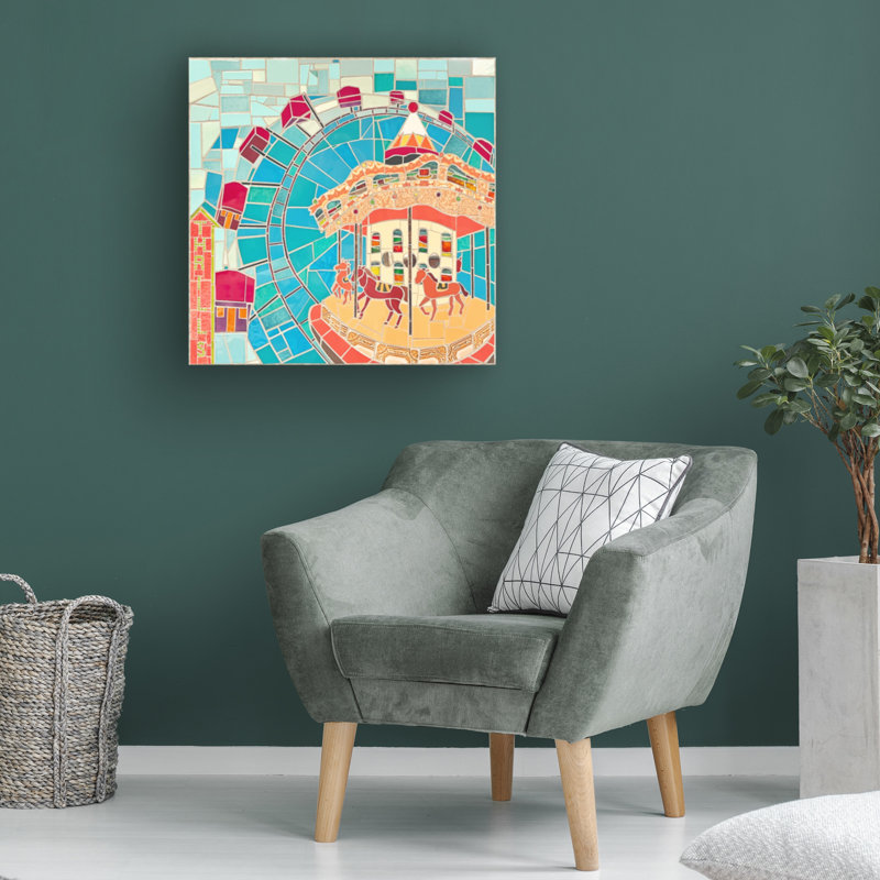 Art sur toile, Jonathan Mandell, H 14 po x l 14 po