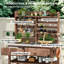 Îlot d'extérieur en bois de qualité supérieure-24137372