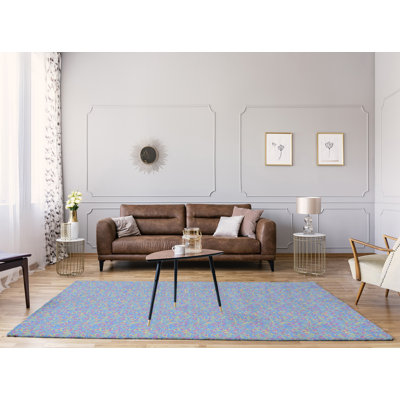 Chenille Floral Indoor Rug