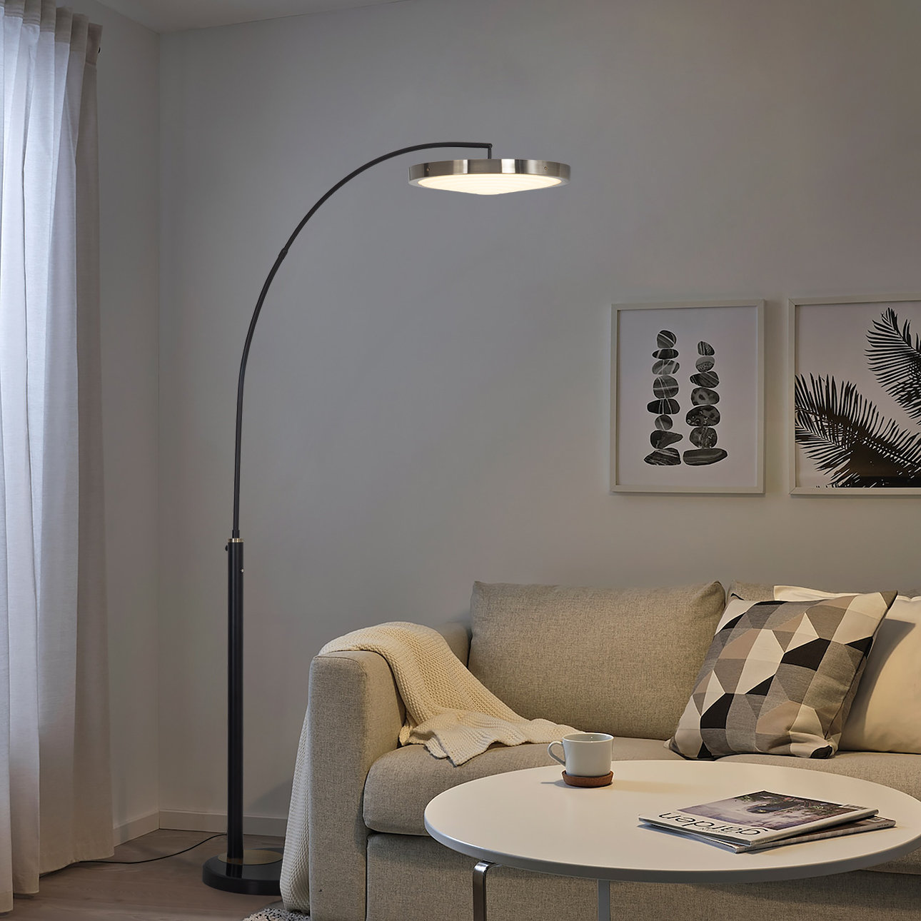 Redondo 86" Marble Floor Lamp