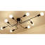 Plafonnier semi-encastré 8 lumières 26 po