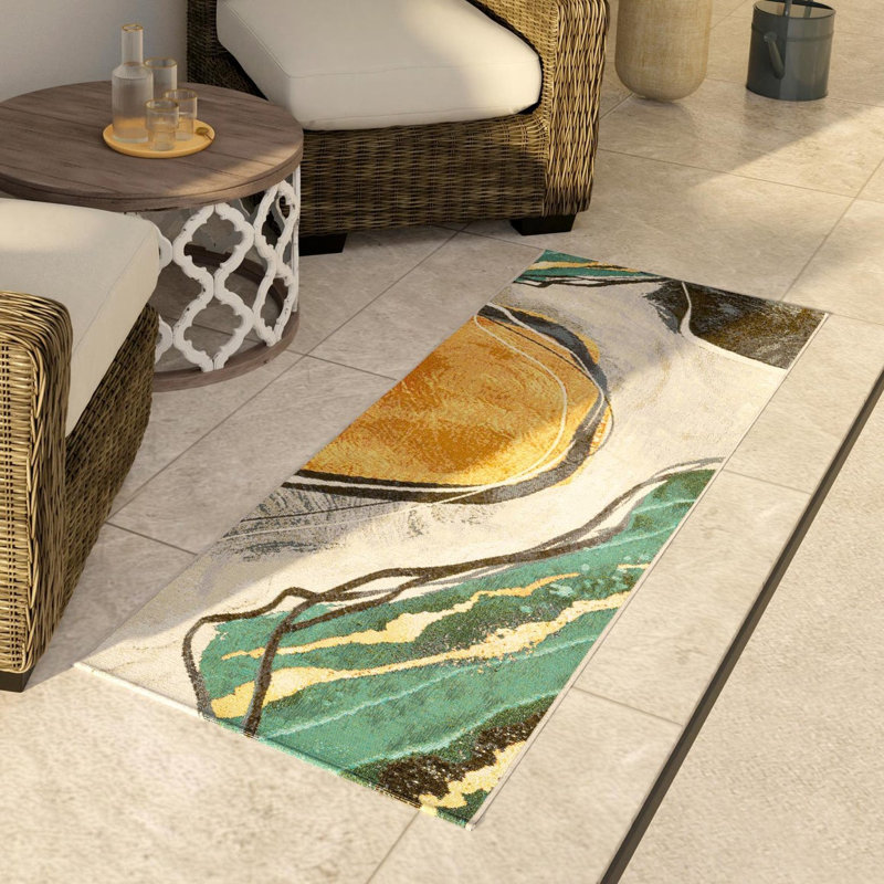Keazia Indoor/Outdoor Area Rug, Runner 2' x 5'1"