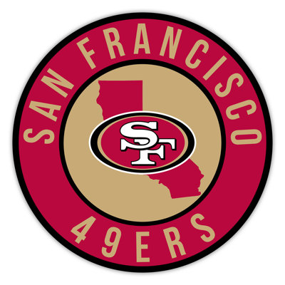 San Francisco 49Ers Bright Line - Cercle de 16 po avec État