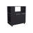 Eldon Two-Door Kitchen Base Cabinet Cart With Four Shelves, Side Shelves, Cabinet, Kitchen Storage-422608539